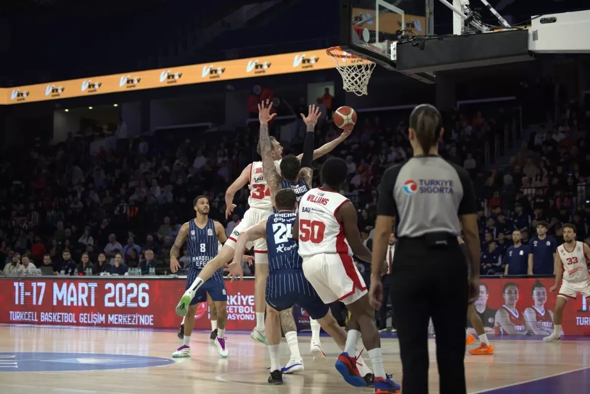 Anadolu Efes, Türkiye Kupası Çeyrek Finalinde 88-67 Galip Geldi