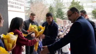 Kayserispor Futbolcuları Nuh Mehmet Küçükçalık Lisesi'nde Bağımlılık Konulu Söyleşi Düzenledi