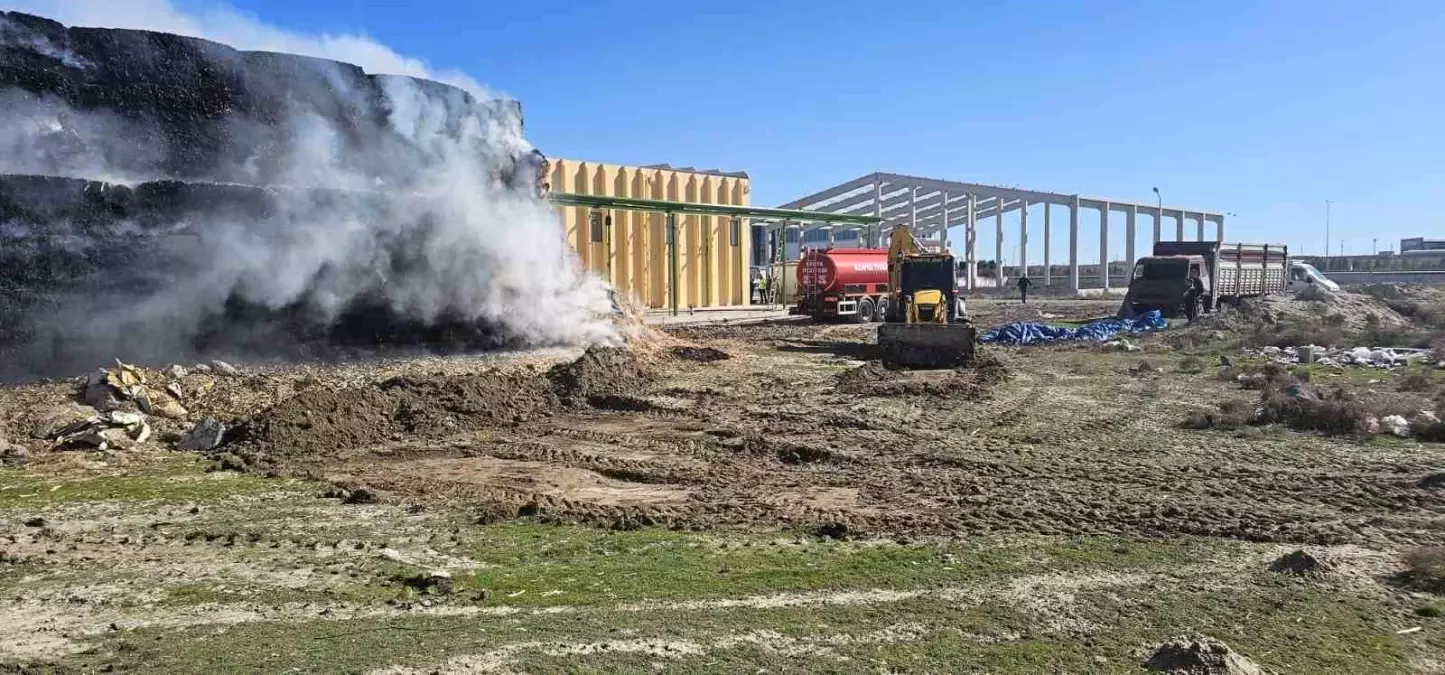 Konya Karapınar’da Mısır Balyası Yangını Şehri Sarsıyor