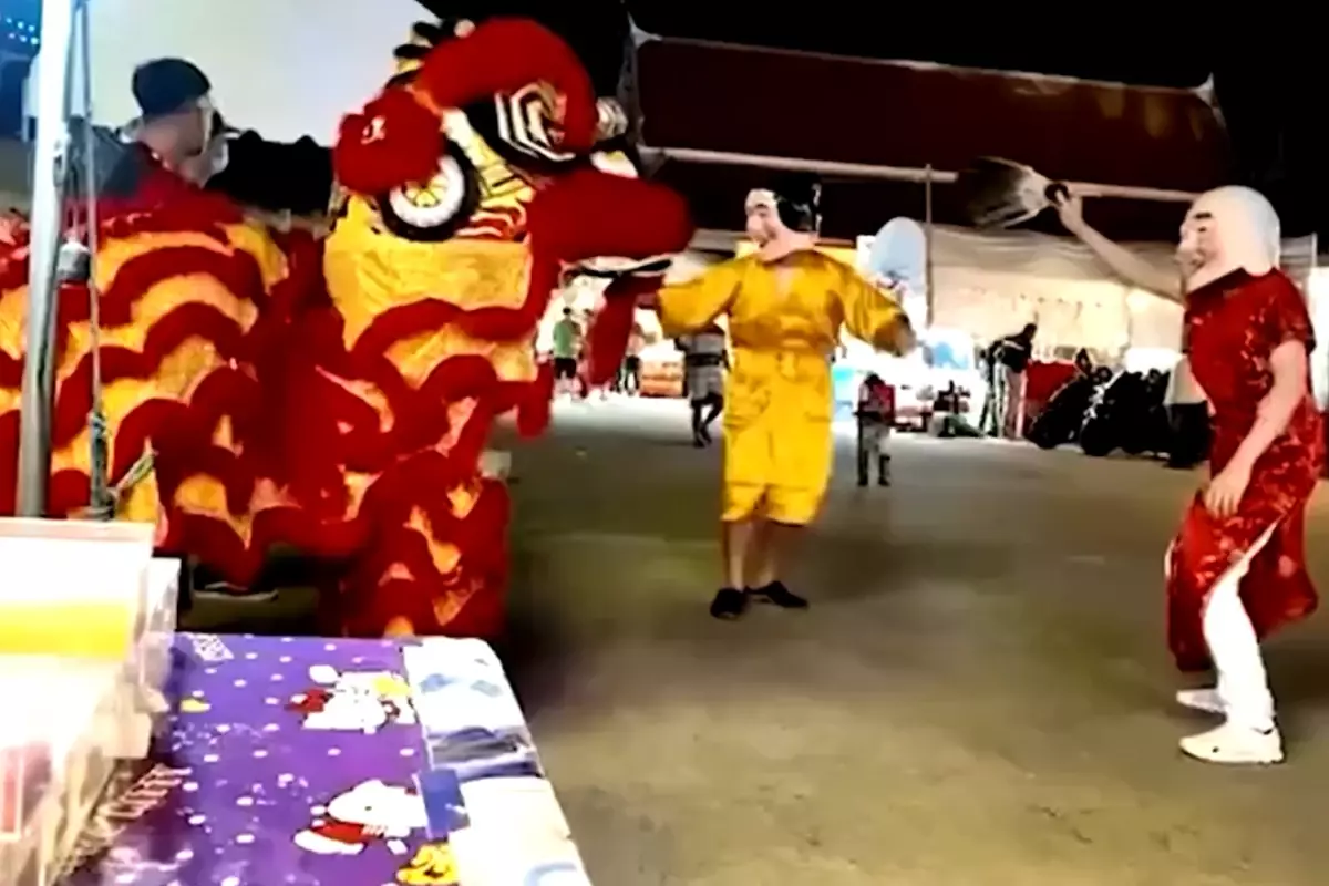 Polis, Aslan Dansı Kılığıyla Hırsızı Kalabalıkta Yakaladı