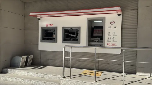 ATM’ye verilen balyozlu hasar