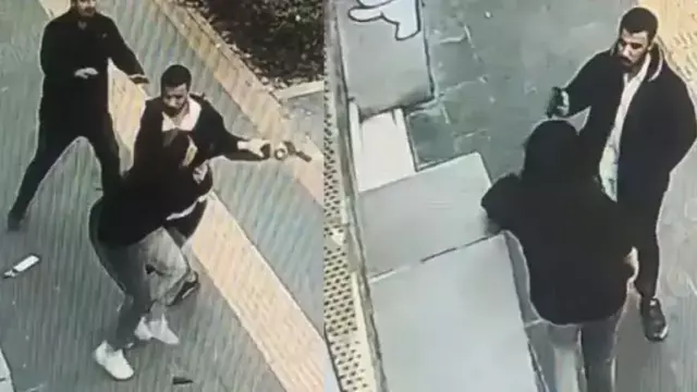 Polis ekiplerinin olay yerindeki müdahalesi