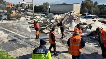 Anadolu Otoyolu Kocaeli Kesiminde Tır Çarpışması: İstanbul Yönü Tek Şeritte Açık