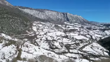 Küre Dağları’nda 2 Metrelik Kar Tabakası Görüntülendi