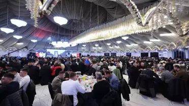 Mardin Valiliği yetkilileri iftar sofrasında