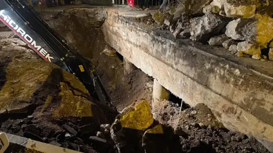 Mezitli'de Köprü Çöküşü: Acil Onarım Çalışmaları Başladı