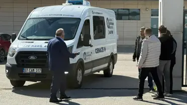 Kaza anındaki kamyonet