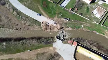 Saraykent'te Sel Felaketi Köprüyü Yıktı: Ulaşım Krizi Başladı