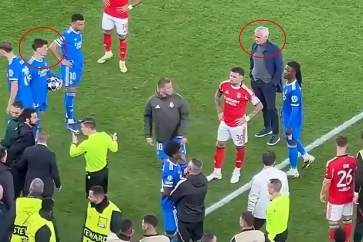 Mourinho ve Arda Güler maç sonrası göz teması