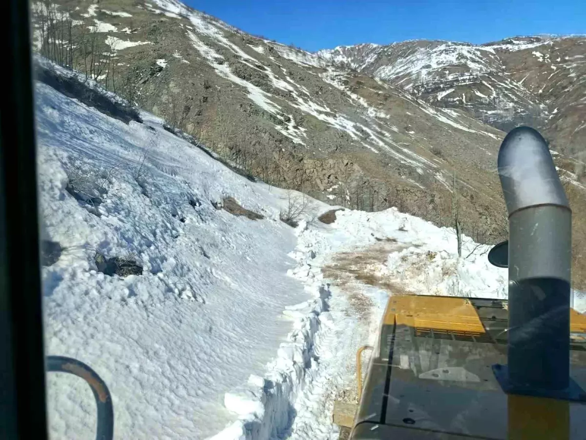 Bingöl'ün Solhan İlçesinde Kar ve Heyelan Nedeniyle Kapanan Köy Yolları İl Özel İdaresi Tarafından Yeniden Açıldı