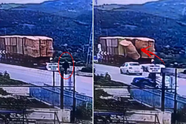 Kaza sonrası polis incelemesi