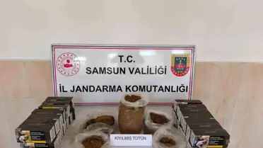 Kaçak tütün ürünleri ele geçirildi