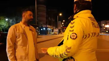 Denizli'de Alkollü Stajyer Sürücünün Ehliyeti İptal Edildi, 11 Bin TL Ceza Kesildi