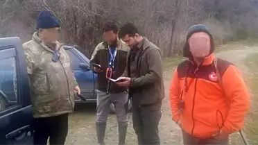 Denetim sırasında yakalanan yasa dışı avcılar