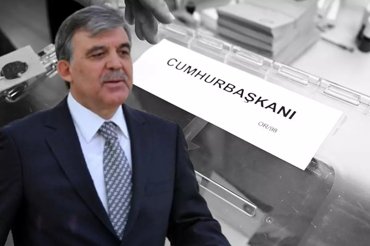 Abdullah Gül'ün açıklama anı