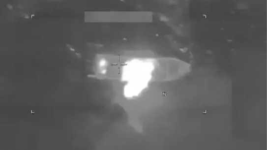 Patlamış teknenin enkazı