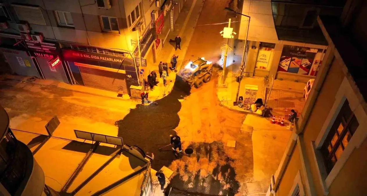 Alsancak’ta Yeni Asfalt Kaplaması: Altyapı Çalışmaları Tamamlandı