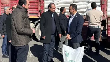 Arıcılara dağıtılan şeker paketleri