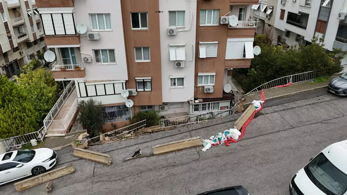 Buca’da İstinat Duvarı Çöküşü: Mahalle Sakinleri Çözüm Bekliyor