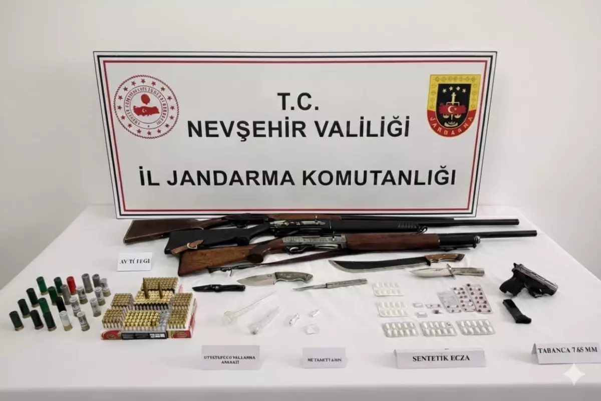 Nevşehir'de Uyuşturucu Kaçakçılığına Büyük Darbe: 4 Şahıs Tutuklandı