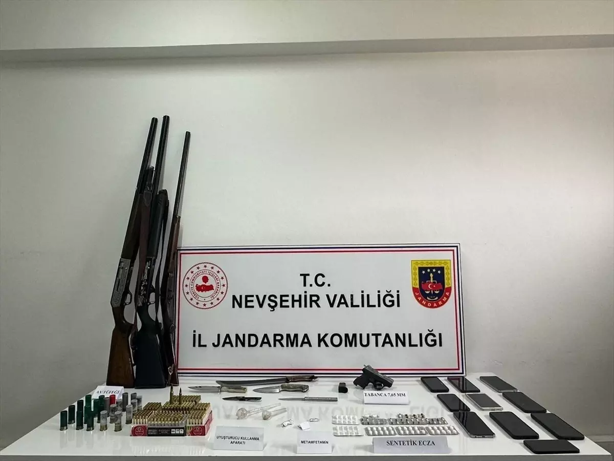 Nevşehir'de Büyük Uyuşturucu ve Silah Operasyonu: 18 Gözaltı, 4 Tutuklama