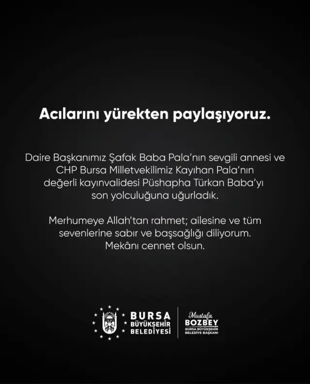 Taziye mesajı örneği