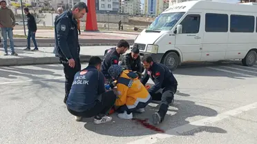 Karaman'da Minibüs Çarpması Sonucu Bir Yaya Ağır Yaralandı