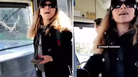 Olay anındaki otobüs içi görüntüsü