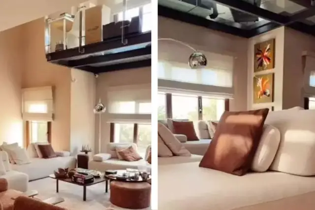 Örümcek ağının yakından görüntüsü