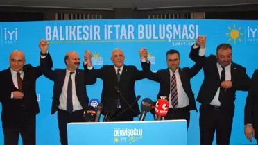 Dervişoğlu iftar programında konuşma anı