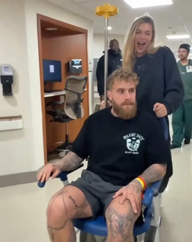 Jake Paul ameliyat sonrası