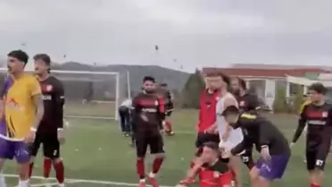 Kavga anında çekilmiş fotoğraf