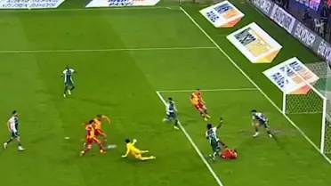 Leroy Sane'in gol anı