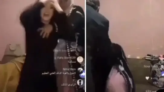 Şiddet anının görüntüsü