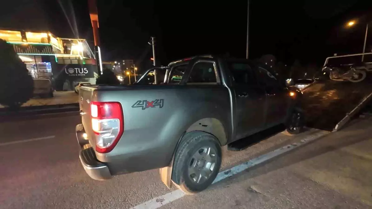 Karaman’da polis tarafından dur komutuna uymayan alkollü sürücü