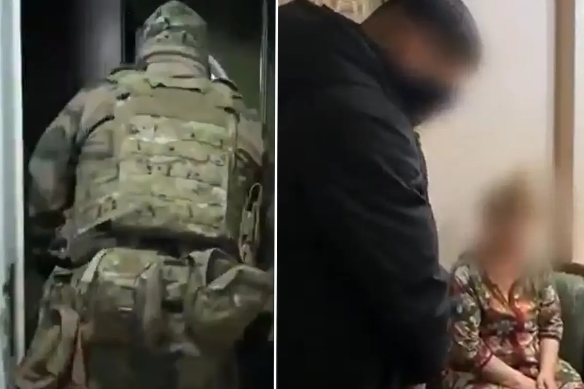 Marianna Stupina yakayı teslim ederken