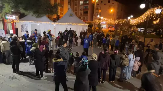 Çocukların Ramazan şenliğinde eğlenceli anları