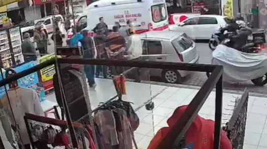 Kavga anından kamera kaydı