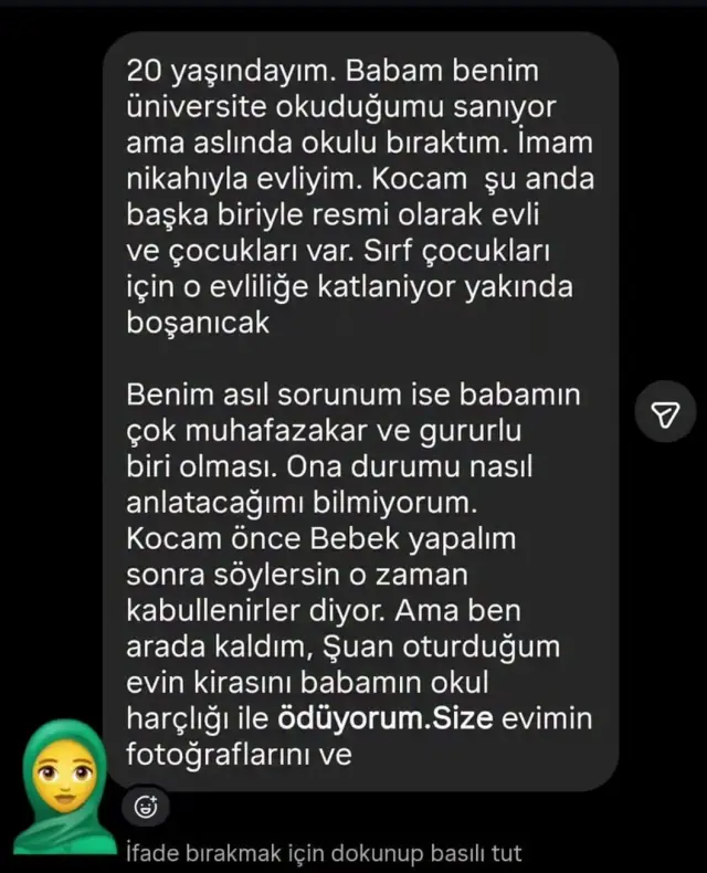 İtirafın ortaya çıkış anını simgeleyen fotoğraf