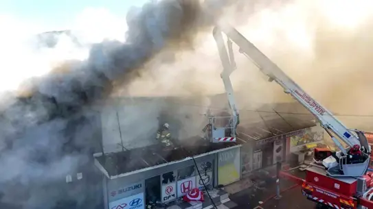 Yangın söndürme çalışmaları