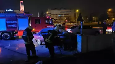 Kaza anındaki otomobilin görüntüsü