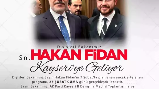 Hakan Fidan konuşma anı