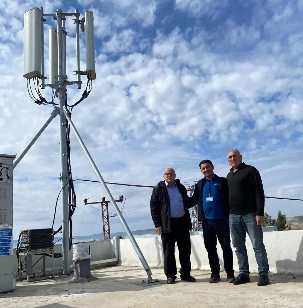 Kırmacık Köyü'nde yeni baz istasyonu