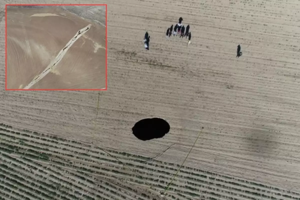 Aksaray’da oluşan büyük obruklar