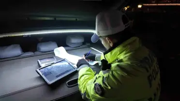 Denetim sırasında çekilen fotoğraf