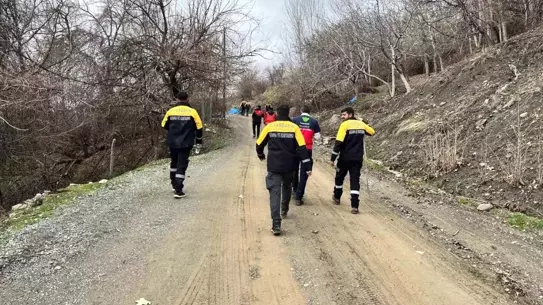 Arama ekiplerinin sahadaki fotoğrafı