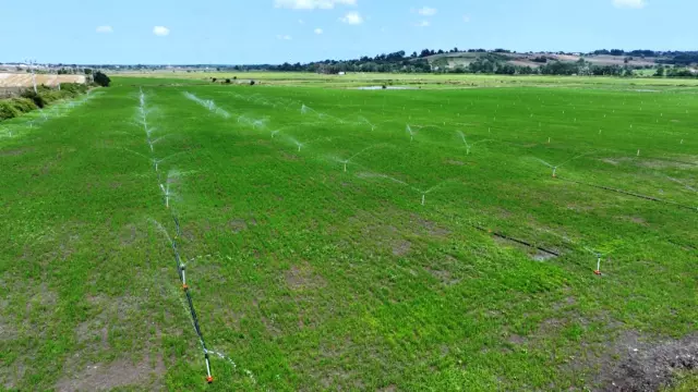 Tamamlanan baraj bölümü