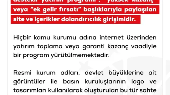 DMM'den Yatırımcıları Sahte Platformlara Karşı Uyarı