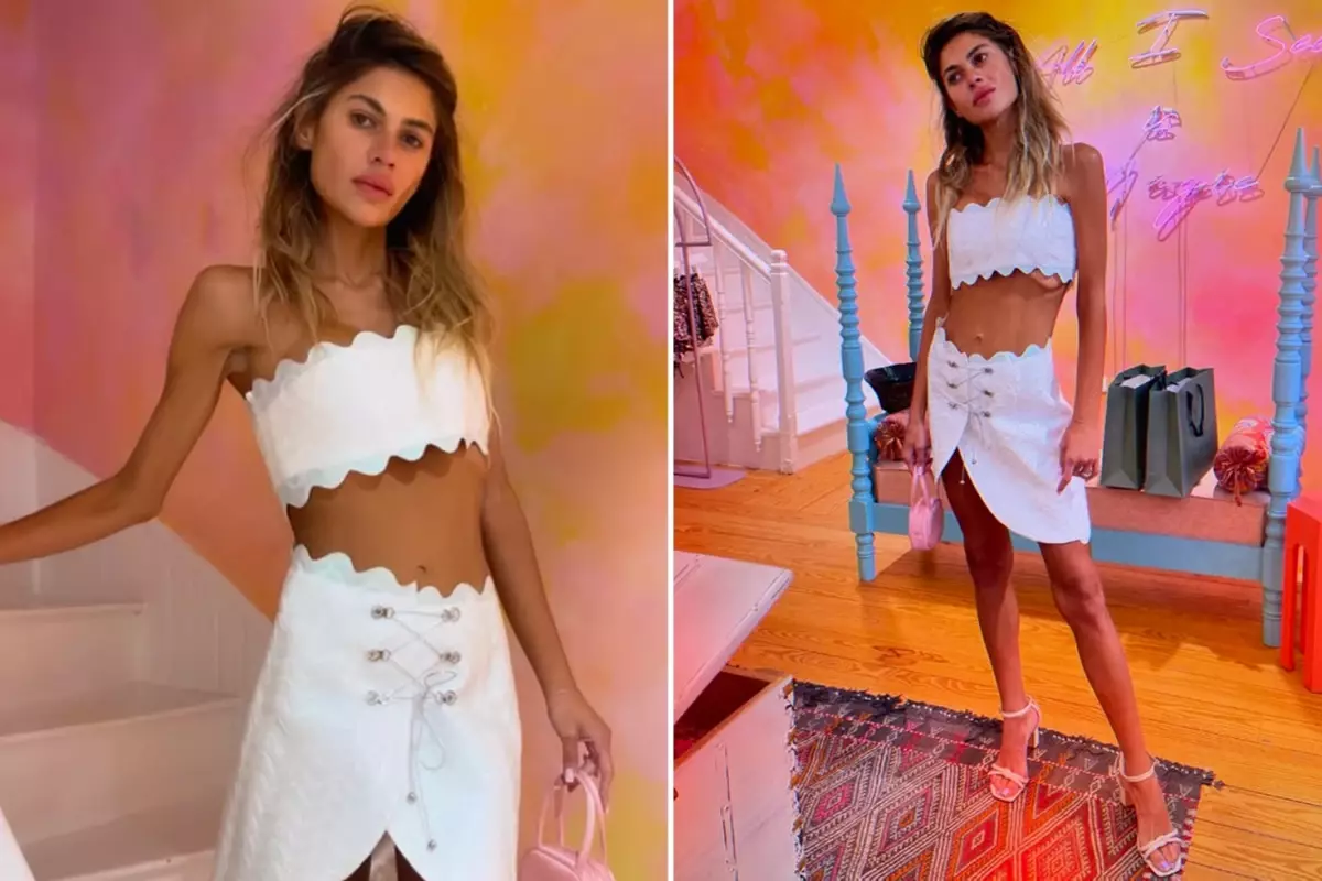 Bahar Candan'ın köprüdeki lazer gösterisi