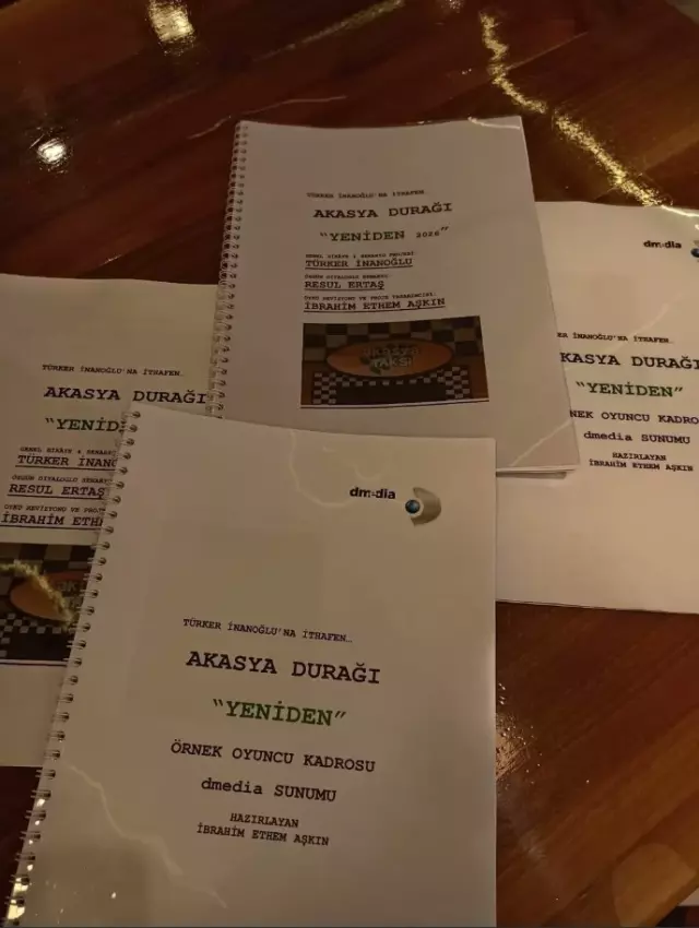 Dizi çekimlerinden bir sahne